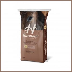 Horse feed bag with close-up horse image